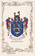 IN DEO FIDEMVS BRIGHTON  REG TRADE MARK HERALDIC SERIES - Brighton