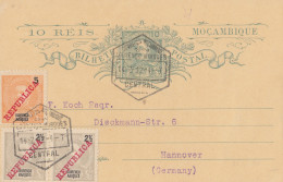 Mocambique 1912: Lourenco Marques To Hannover - Mozambique