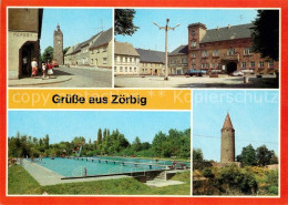 73076091 Zoerbig Hallescher Turm Rathaus Schlossturm Zoerbig - Zörbig