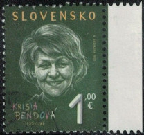 Slovaquie 2023 Oblitéré Used Krista Bendová Écrivaine Y&T SK 870 SU - Used Stamps