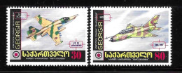 Georgia 2002 Fighter Aircraft Airplanes Airplane MNH - Géorgie