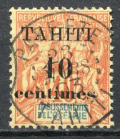 Réf 085 > TAHITI < N° 32 Ø < Très Beau Cachet Papeete 1903 -- > Oblitéré < Ø Used - Gebraucht