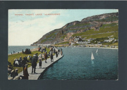 CPA - Royaume-Uni - Pays De Galles - Model Yacht Lake - Llandudno - Colorisée - Animée - Circulée En 1925 - Zu Identifizieren