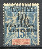 Réf 085 > TAHITI < N° 33Ab * Chiffre 1 Type II -- Double Surcharge < Neuf Ch Infime -- MH * - Unused Stamps