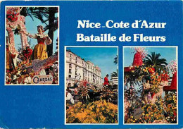 06 - Nice - Carnaval De Nice - Bataille De Fleurs - Multivues - CPM - Voir Scans Recto-Verso - Carnaval