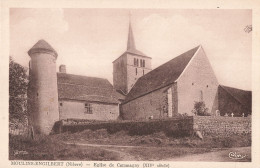 58 Moulins Engilbert église De Commagny CPA - Moulin Engilbert