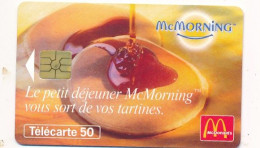 Télécarte France (06/98)  Mc Morning ( Mac Donald's)   (motif, état, Unités, Etc Voir Scan) + Port - Ohne Zuordnung