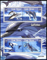 Guinea Bissau 2015 Dolphins, Mint NH, Nature - Sea Mammals - Guinea-Bissau