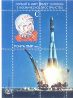 2021. Transnistria, 60y Of First Space Flight Of Y. Gagarin, S/s, Mint/** - Moldawien (Moldau)