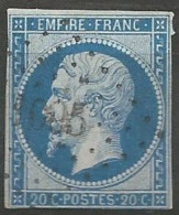 France - Cérès N° N°14A Obl. Petits Chiffres 695 CHAILLE-LES-MARAIS (Vendée) - 1853-1860 Napoléon III.