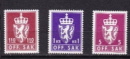 NORVEGE NEUFS MNH ** Service 1980 - Service