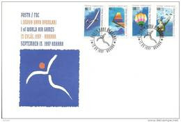 Turkey; FDC 1997 1st World Air Games - FDC