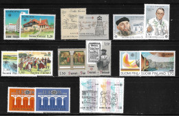 Finland 1978 / 1985 Europe CEPT 8 Complete MNH Sets Between Michel 825/826-968/969 - Neufs