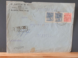 106/288  LETTRE  RECOMM.  BRAZIL 1926 POUR ALLEMAGNE - Lettres & Documents