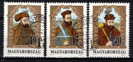 Hongrie 1992 Mi 4217-9 (Yv 3389-91), Obliteré - Oblitérés