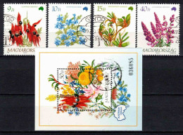 Hongrie 1992 Mi 4220-3+Bl.223 (Yv 3393-6+BF 223), Obliteré - Gebruikt