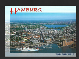 Hamburg Tor Zur Welt Foto Prentkaart Deutschland Photo Carte Htje - Noord