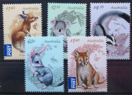 Australien 2011 Wildlebende Säugetiere Mi 3578/82** - Mint Stamps