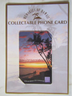 VERY RARE   MEMORIES OF HAWAII  25 UNITS  SUNSET  PALM TREES  BEACH  ONLY 250 ISSUED  TOP MINT - Hawaii