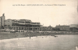 FRANCE - Saint Jean De Luz - Le Casino Et L'hôtel D'Angleterre - Carte Postale Ancienne - Saint Jean De Luz