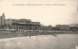 FRANCE - Saint Jean De Luz - Le Casino Et L'hôtel D'Angleterre - Carte Postale Ancienne - Saint Jean De Luz