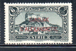 SANDJAK D'ALEXANDRETTE ALEXANDRETTA 1938 OVERPRINTED 6p MLH - Ongebruikt