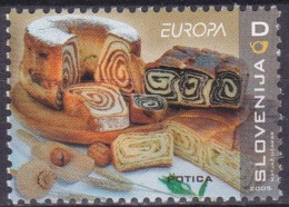 CEPT 2005 Slovenie Slovenija Yvertn°  469 *** MNH La Gastronomie - 2005