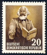 348 Karl Marx 20 Pf ** Postfrisch - Neufs