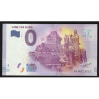 ALLEMAGNE - BILLET DE 0 EURO SOUVENIR - BURG - CHÂTEAU - 2017-1 - Essais Privés / Non-officiels