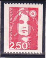 2719  Marianne  BRIAT  2,50  Rouge  Roulette  Neuf - Rollo De Sellos