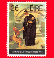 IRLANDA - EIRE - Usato - 1982 - Società Di San Vincenzo De Paoli 1833-1983 - 26 - Usati