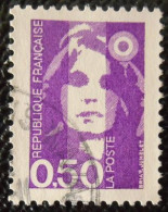 2619 France 1990 Oblitéré Marianne Du Bicentenaire Ou Briat 50 C Violet - 1989-1996 Marianne Du Bicentenaire