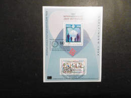 UNO Wien Mi. Vignettenblock SST 28.11.1994 Mit Bund Marke Sindelfingen Postgeschichtliche Tage Eckbug - Hojas Y Bloques