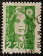 2714 France 1991 Oblitéré Marianne Du Bicentenaire Ou Briat  2,20 F Vert - 1989-1996 Marianne (Zweihunderjahrfeier)