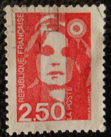 2715 France 1991 Oblitéré Marianne Du Bicentenaire Ou Briat  2,50 F Rouge - 1989-1996 Marianne (Zweihunderjahrfeier)