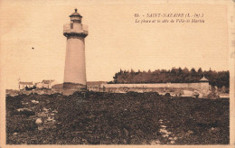 FRANCE - Saint Nazaire - Vue Sur Le Phare Et La Côte De Ville és Martin - Carte Postale Ancienne - Saint Nazaire