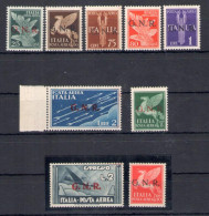 1944 Repubblica Sociale Italiana, Posta Aerea N. 117/25 - MNH** - Autres & Non Classés