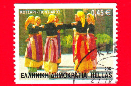 GRECIA - Usato - 2002 - Danze Greche - 'Kotsari' - Pontus - 0.45 - Used Stamps