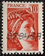 1965 France 1977-78 Oblitéré Sabine De Gandon D'après David 10 C Rouge-brun - 1977-1981 Sabine (Gandon)