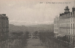 FRANCE - Pau - La Place Royale Et La Statue De Henri IV - Carte Postale Ancienne - Pau