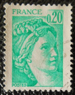 1967a France 1977-78 Oblitéré Sabine De Gandon D'après David 20 C émeraude - 1977-1981 Sabine Of Gandon