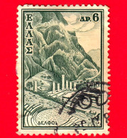 GRECIA - HELLAS - Usato - 1961 - Turismo - Tempio Di Apollo, Delfi - 6 - Usati