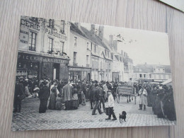 CPA 28 Eure Et Loire Nogent Le Rotrou Le Marché - Nogent Le Rotrou