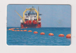 VENEZUELA  -  Laying Submarine Cable Chip Phonecard - Venezuela