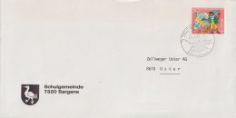 Motiv Brief  "Schulgemeinde Sargans"       1985 - Lettres & Documents