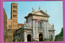 ITALIE ITALY - ROMA ROME - BASILICA S. MARIA NOVA Façade Et Clocher Roman  - Iglesias