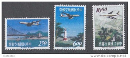 $110 CV! 1963 RO China Taiwan Airmail Stamps Set, #C73-5, Mint Unused, MH OG + Mint #C61 - Luchtpost