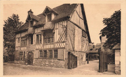 FRANCE - Pont Audemer - Façade De L'Auberge Du Vieux Puits - Carte Postale Ancienne - Pont Audemer