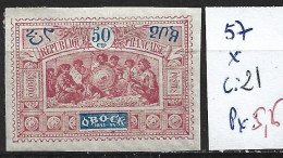 OBOCK 57 * Côte 21 € - Unused Stamps