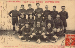 Stade Toulousain, Champion De France, Equipe 1re De Rugby 1911 / 12 - Rugby